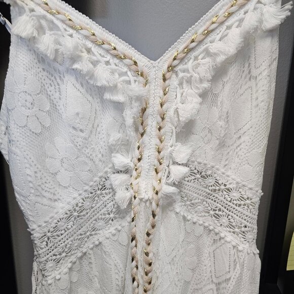 CUPSHE Boho Lace Dress- Sz Large - Picture 1 of 11